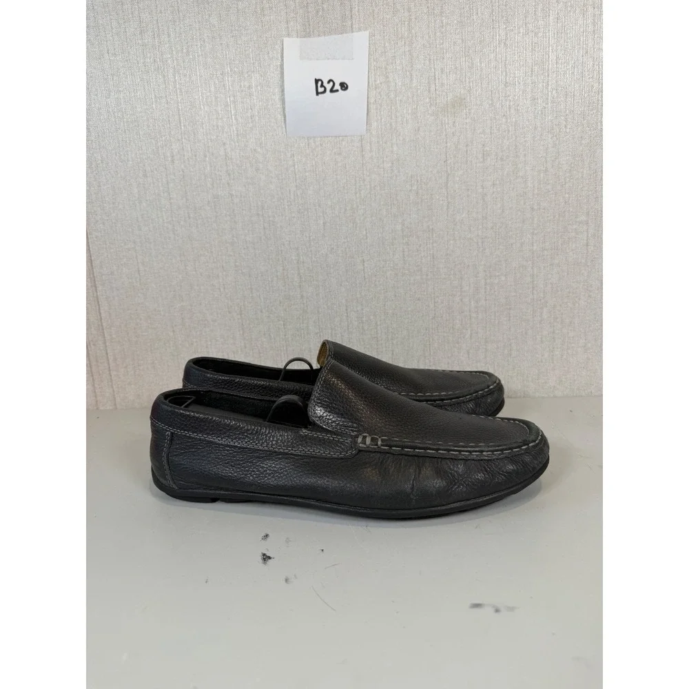 G.H‎ Bass & Co Connor Size 8M Loafer Black Brazil Leather Shoes